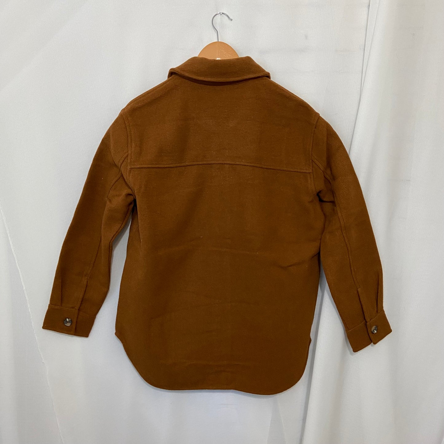 SHIRT STYLE WOVEN COAT