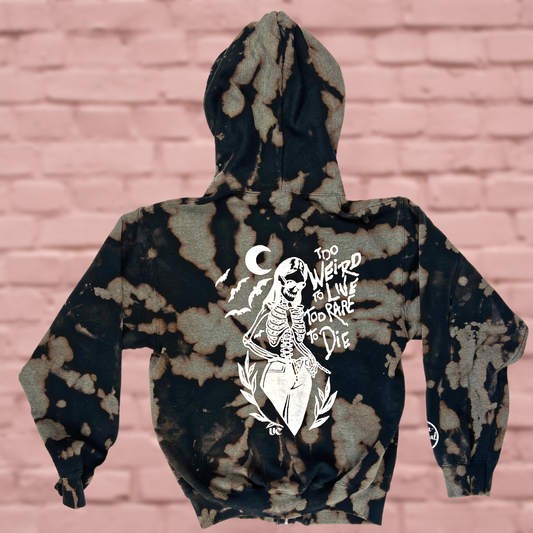 Too Weird Zip Up or Sweats