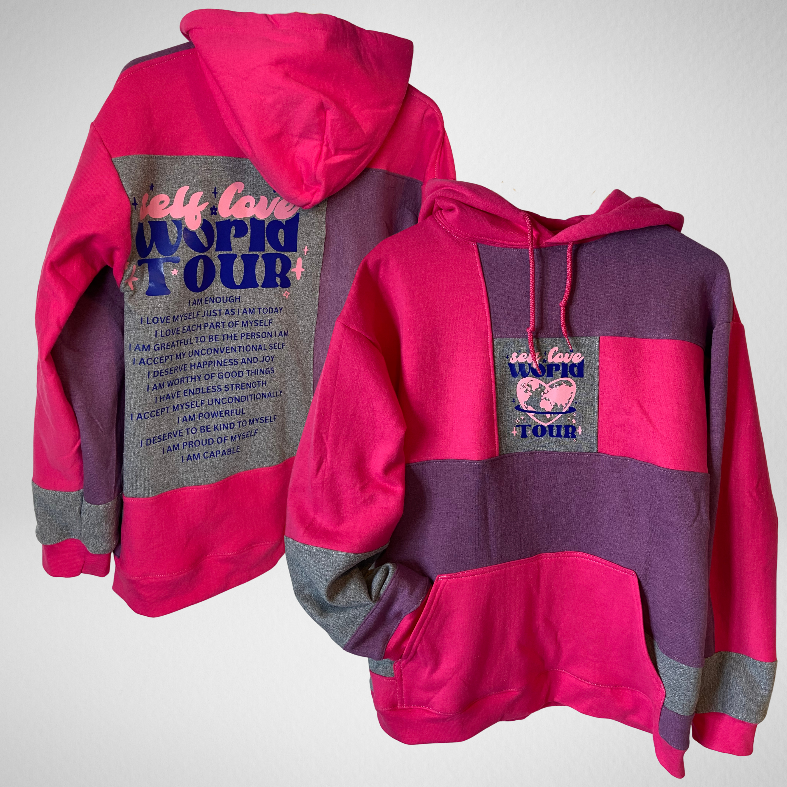 Patchwork Love Hoodie