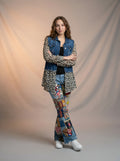 Leopard Denim Vest